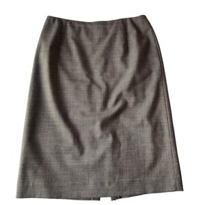 Pendleton Vintage Virgin Wool Houndstooth Pencil Skirt size 10 preppy